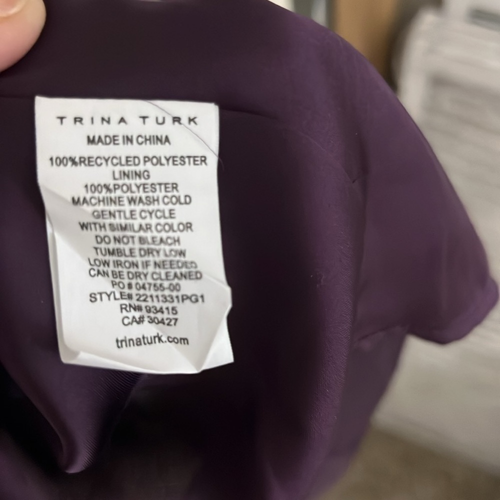 Trina Turk NWT Sunglasses Maxi Dress Tropical Print Teal,Pink,Tangerine Sz M - Picture 14 of 14